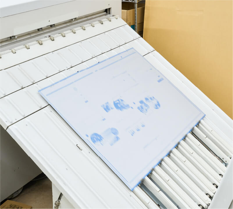 充実した製版設備